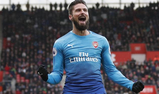 Оливье Жиру, фото: twitter.com/Arsenal