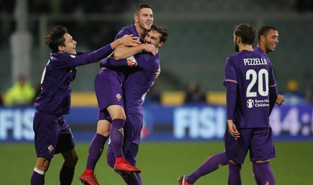 Фиорентина вышла в 1/4 финала, фото: twitter.com/acffiorentina