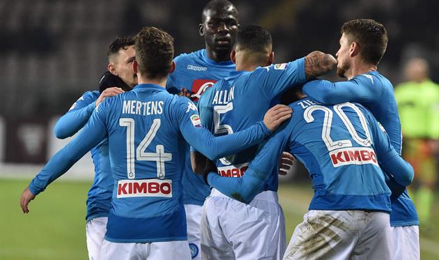 Наполи празднует победу, фото: twitter.com/sscnapoli