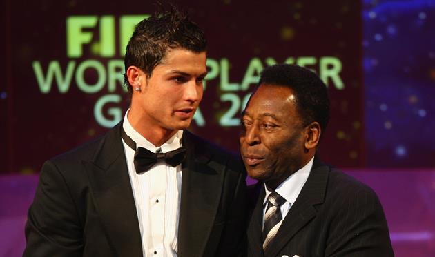 Роналду и Пеле, getty images