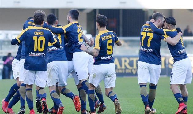 радость игроков вероны 