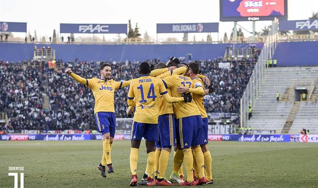 Ювентус празднует победу, фото: twitter.com/juventusfcen