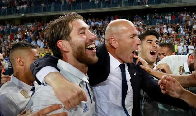 Рамос (слева) и Зидан, getty images
