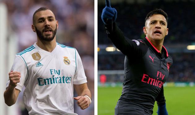 Карим Бензема и Алексис Санчес, Getty Images