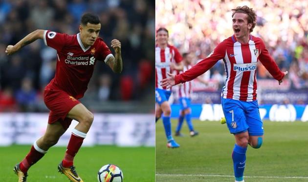 Филиппе Коутиньо и Антуан Гризманн, Getty Images