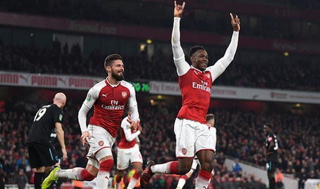 дэнни уэлбек отпраздновал забитый гол в стиле томаша росицки, getty images