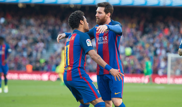 Неймар и Лионель Месси, Getty Images