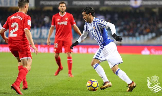 Сосьедад - Севилья, Фото: twitter.com/RealSociedad