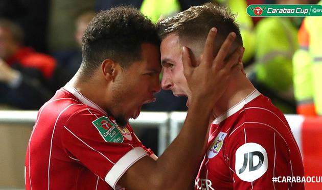 Радость игроков Бристоль Сити