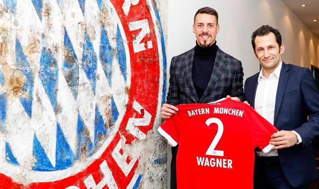 Сандро Вагнер (слева), твиттер баварии