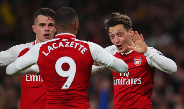 Гол Месута Озила чуть было не принес победу Арсеналу, Getty Images