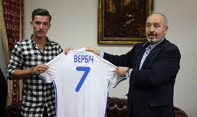 Вербич - игрок Динамо Киев