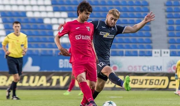Евгений Морозенко (слева), ФК Верес