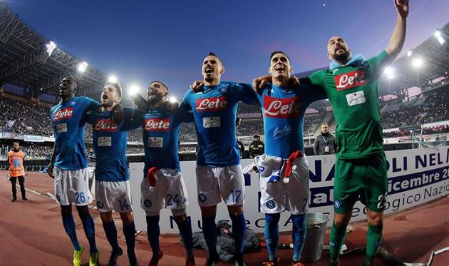 Наполи встретил Рождество на первой строчке, Getty Images