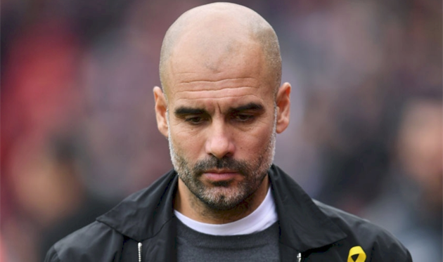 Хосеп Гвардиола расстроен, фото ФК Манчестер Сити