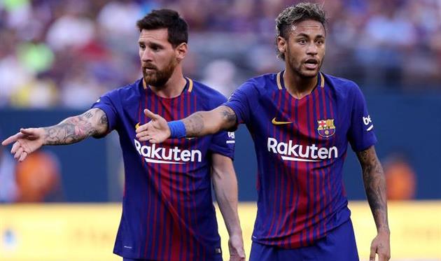 Месси и Неймар первую половину года провели вместе, getty images