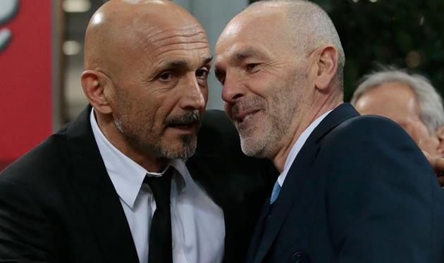 Лучано Спаллетти и Стефано Пьоли рады встрече и готовы к битве, Getty Images