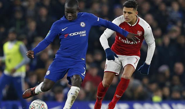 Канте и Санчес, фото: twitter.com/ChelseaFC