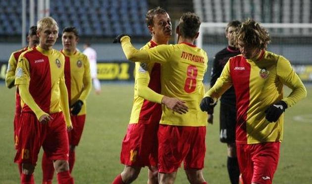 Александр Зозуля (слева), ФК Зирка