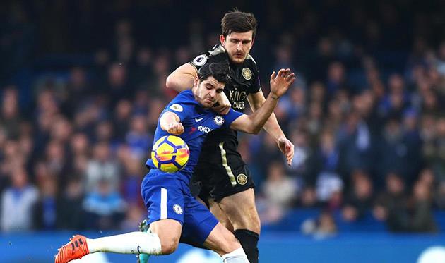 Альваро Мората и Гарри Магуайр, premierleague.com