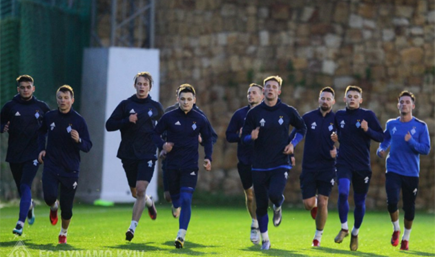 Первая тренировка Динамо в 2018 году, фото ФК Динамо