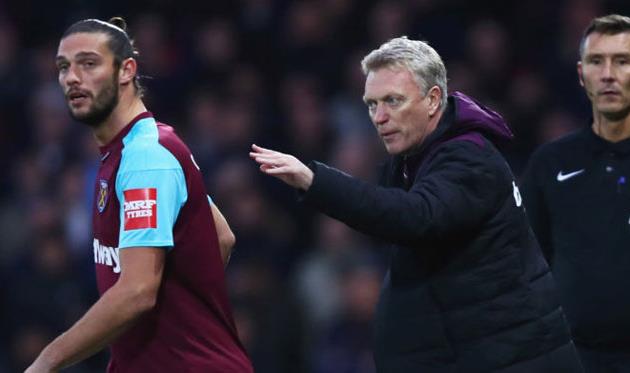 Энди Кэрролл и Дэвид Мойес, Getty Images