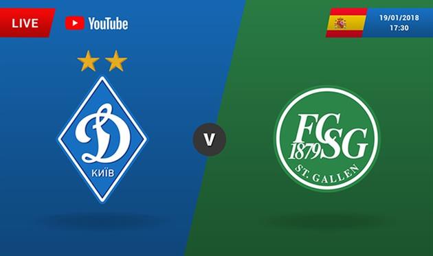 Динамо – Санкт-Галлен: онлайн трансляция матча, фото: ФК Динамо Киев