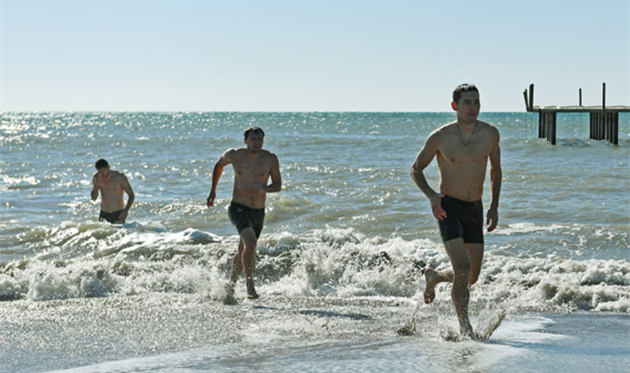 Тарас Степаненко, Андрей Пятов и Сергей Кривцов не испугались 