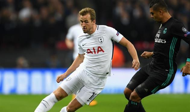 Кейн в матче против Реала, getty images