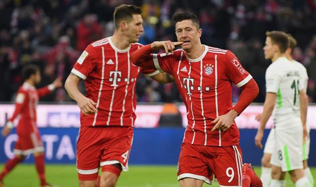 Бавария обыграла Вердер, проигрывая по ходу встречи