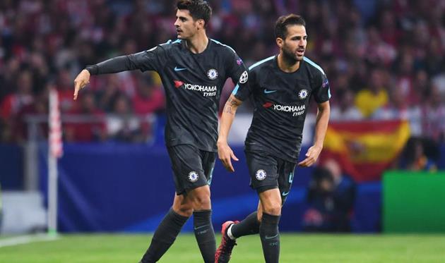 Альваро Мората и Сеск Фабрегас, Getty Images