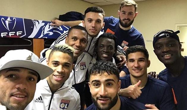 Лион после матча, twitter.com/ol