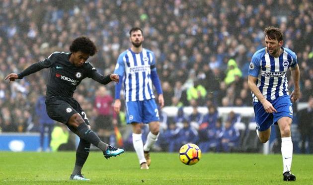 Виллиан - автор лучшего гола 24-го тура АПЛ по версии украинских болельщиков, Getty Images