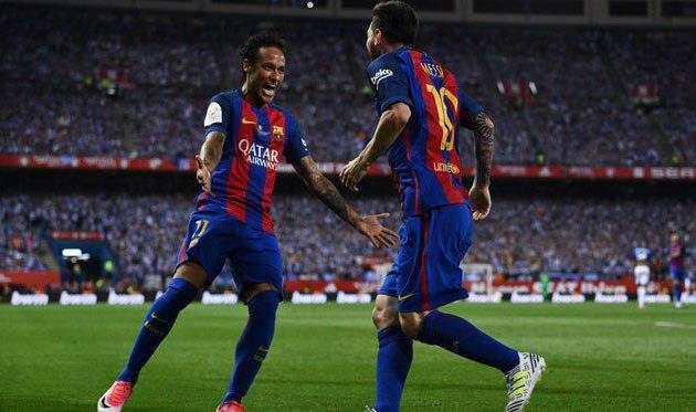 Неймар и Лео Месси, getty images
