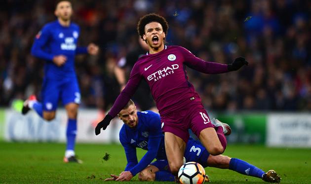 Лерой Сане получает травму, getty images