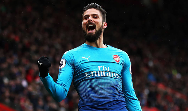 Оливье Жиру, arsenal.com