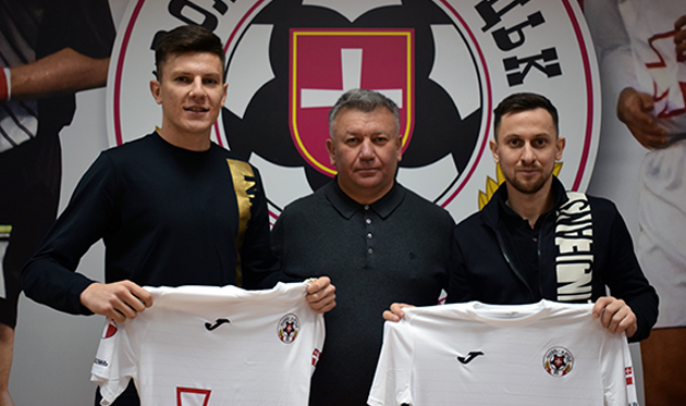 Василий Курко (слева) и Евгений Заричнюк (справа), fcvolyn.net