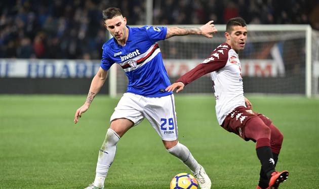 Сампдория - Торино 1:1, фото ФК Сампдория