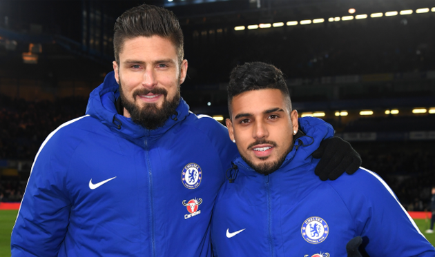 Оливье Жиру и Эмерсон Палмьери, chelseafc.com