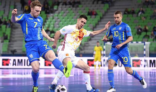 Украина - Испания, фото: futsal.com.ua