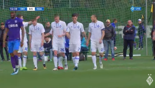 Динамо — Тяньцзинь Теда: видео товарищеского матча