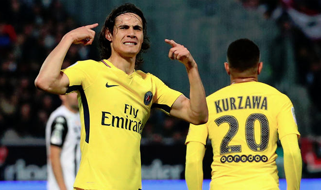 Эдинсон Кавани и Лайвин Курзава, psg.fr