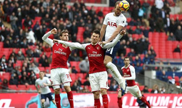 Харри Кейн открывает счет в матче, Getty Images