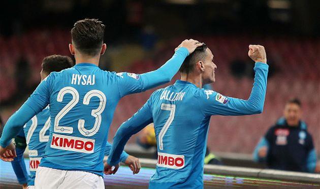 радость игроков наполи, getty images