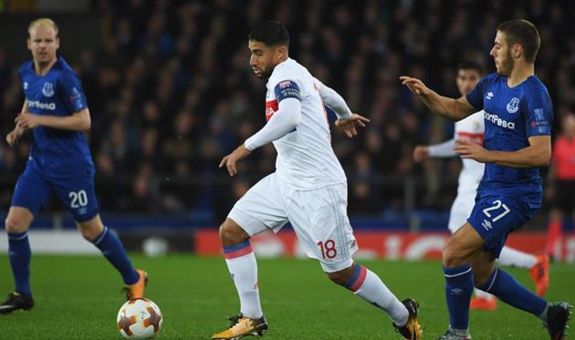 Набиль Фекир в матче против Эвертона, Getty Images