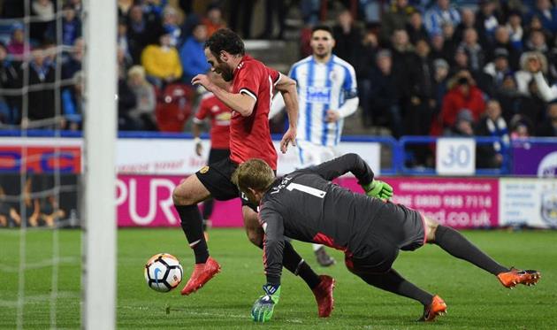 Момент с голом Маты