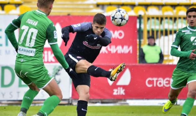 Артем Громов в матче против Карпат