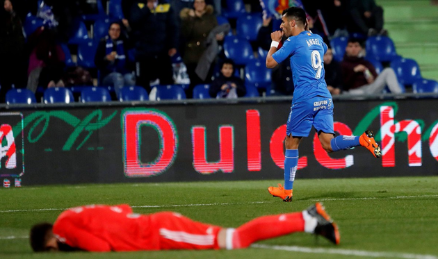 Анхель оформил дубль, twitter.com/laliga