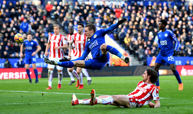 Лестер — Сток Сити 1:1 Видео голов и обзор матча