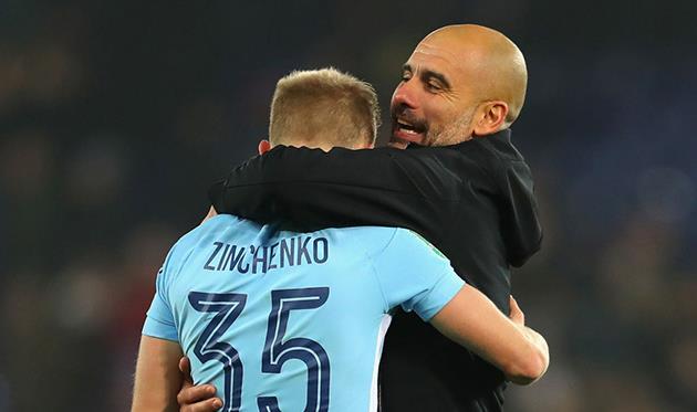 Александр Зинченко и Хосеп Гвардиола, getty images